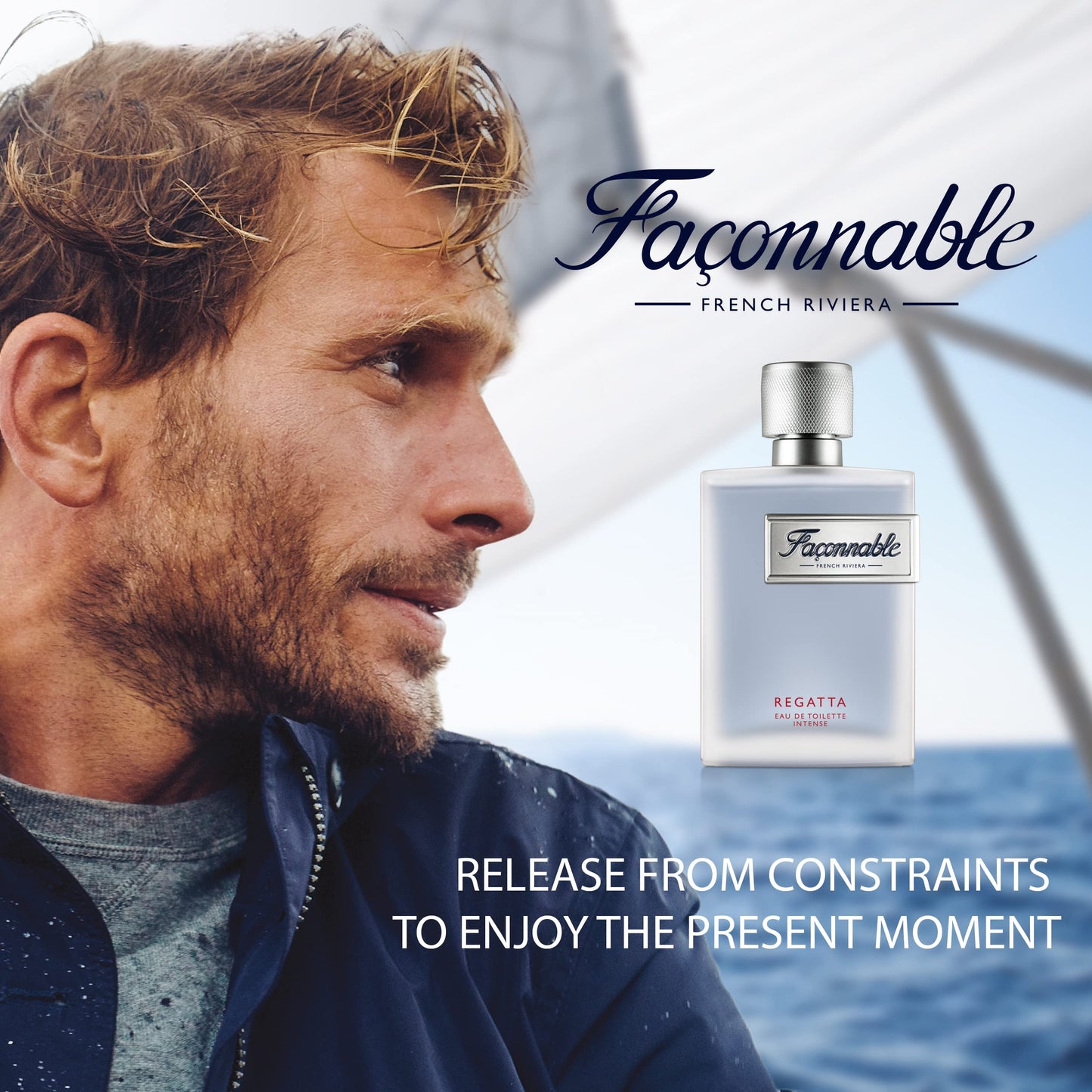 Faonnable - Regatta 3 Fl Oz (90ml) - Eau De Toilette Intense Homme - Senteur Bois e & Aquatique