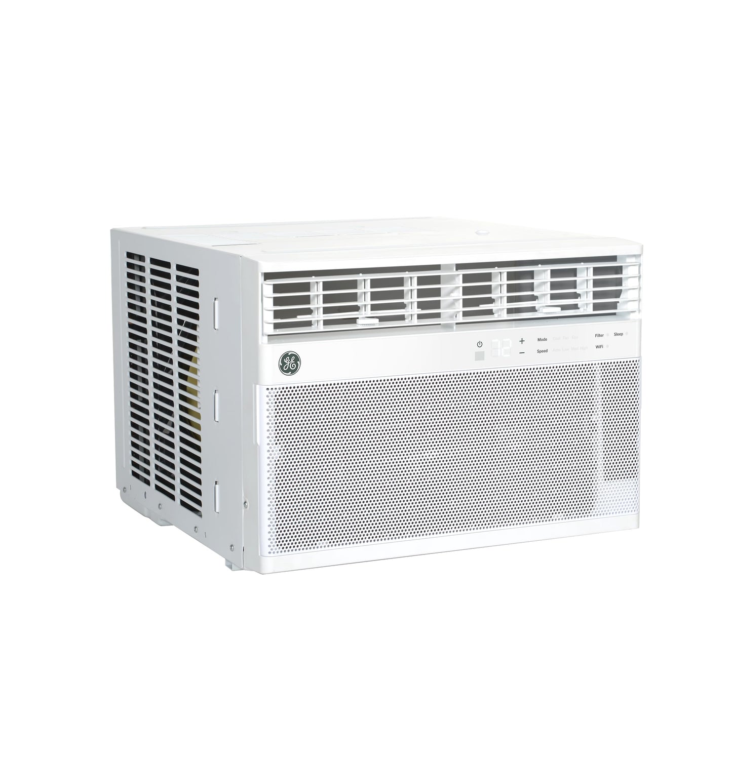 GE Window Air Conditioner 14,000 BTU for Rooms up to 700 sq ft., Wi-Fi Enabled, Energy-Efficient Cooling for Large Rooms, Easy Install Kit, Control Using Remote or Smartphone App, White