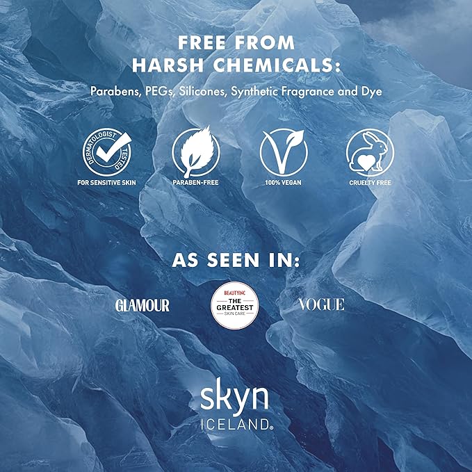 Skyn ICELAND Hydro Cool Firming Under Eye Patches, Instant Cooling for Puffy, Tired Eyes with Peptides and Coenzyme Q10, 10 Minute Treatment, Vegan, All Skin Types, 12 Pairs