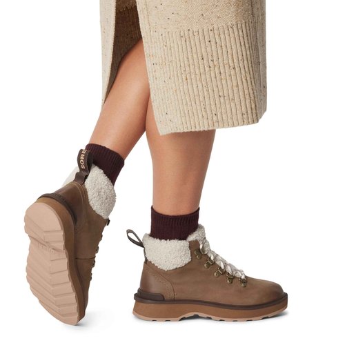 Sorel Women's Hi-Line Hiker Cozy Boots - Umber, Tawny Buff - Size 7