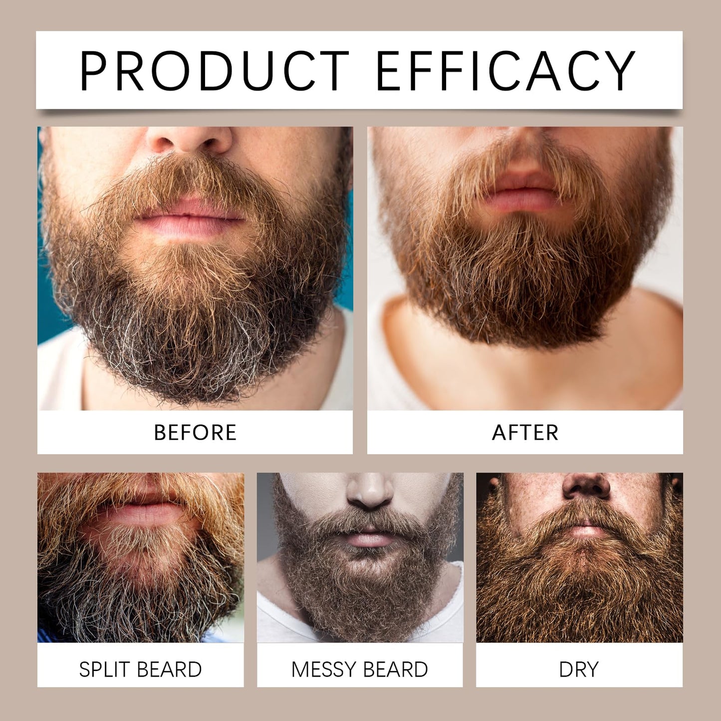 ipxkwll Cosmetics Para Barba, B lsamo Estimulante de Barba, Ultra Potente Beard Stimulating Balm, Crema Para Barba, Moisturizes