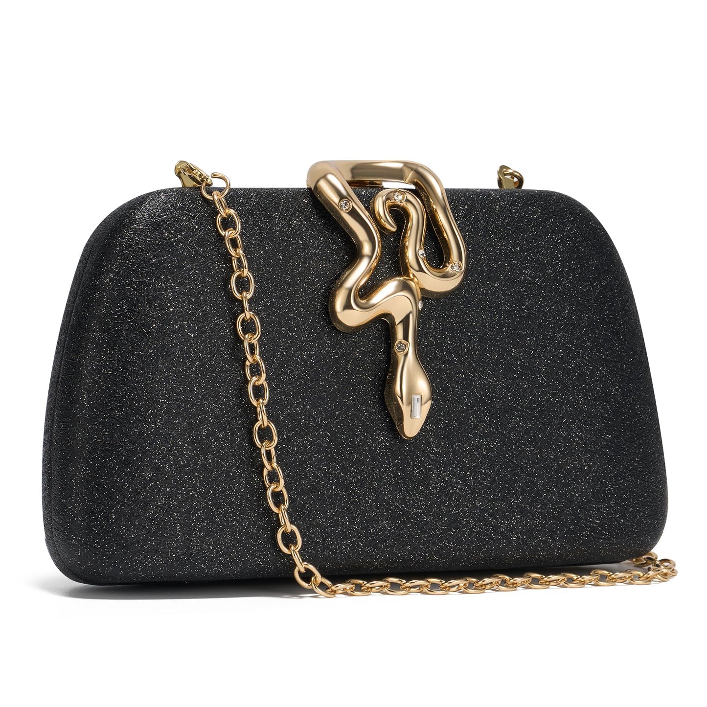 SWEETV Glitter Clutch Purses for Women Elegant Evening Bag for Parties, Weddings, and Formal Events