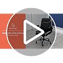 NEO CHAIR Office Desk Computer Chair Ergonomic Executive Mid-Back Leather Gaming Chair with Adjustable Flip-Up Armrests Wh...