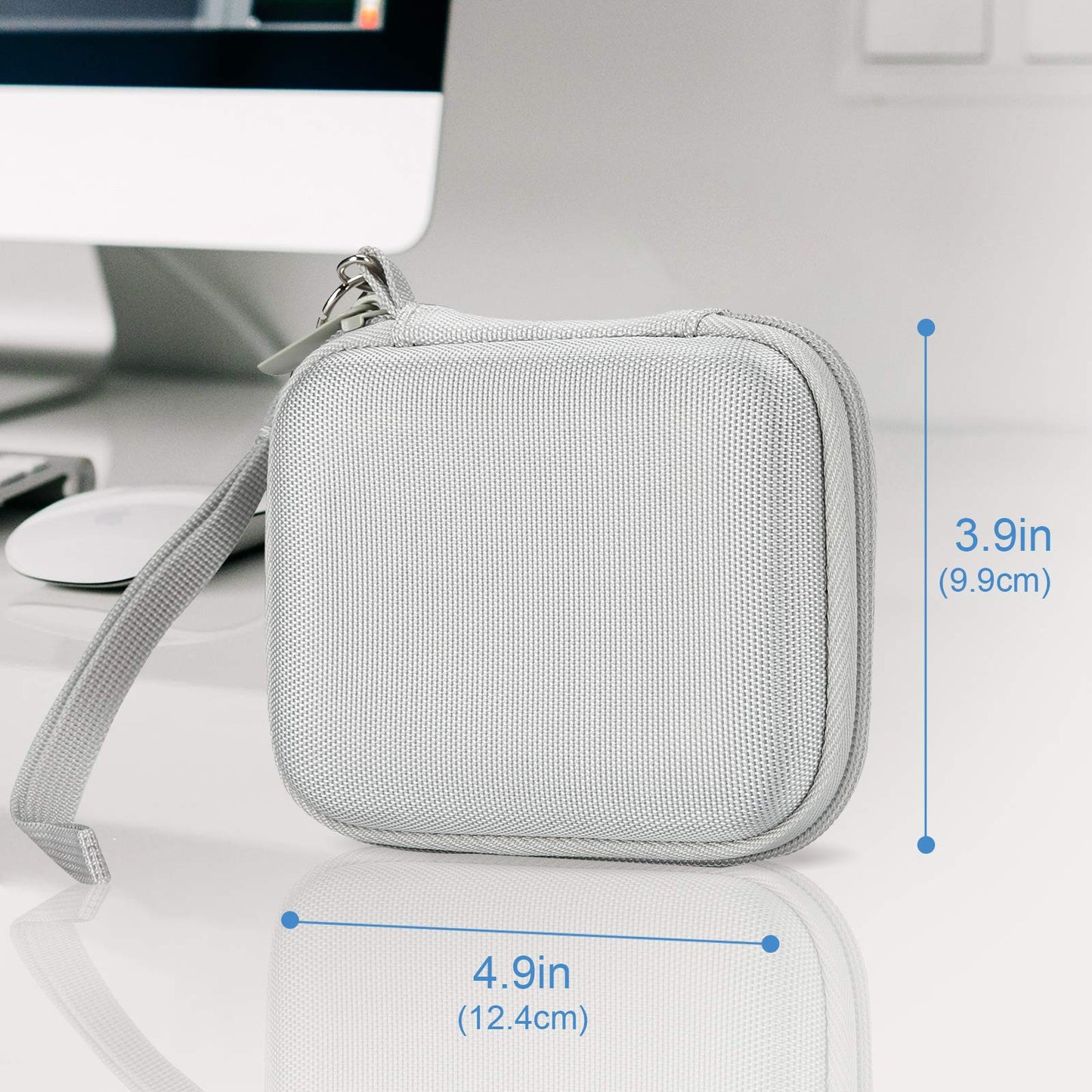 Procase Hard Carrying Case Compatible For Samsung T7/ T7 Touch Portable Ssd With 2 Cable Ties, Shockproof Travel Organizer For 5