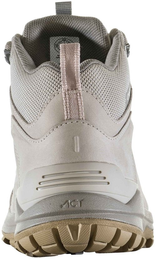 Oboz Women's Sypes Mid Leather B-Dry Waterproof Hiking Shoe, Snow Leopard, 8.5