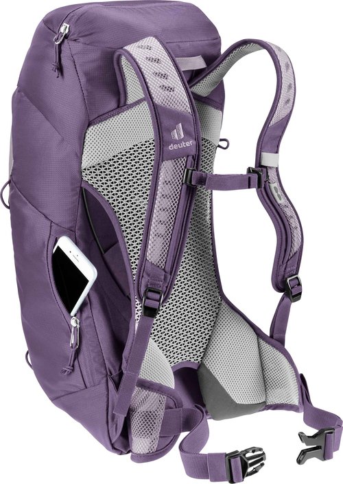 Deuter AC Lite 14L SL Hiking & Daypack Backpack with Narrow Fit, Steel Frame & Superior Breathability - Lavender-Purple