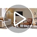 Yaheetech PU Leather Accent Chair, Mid-Century Modern Armchair with Solid Wood Legs, Reading Leisure Chair with High Back ...