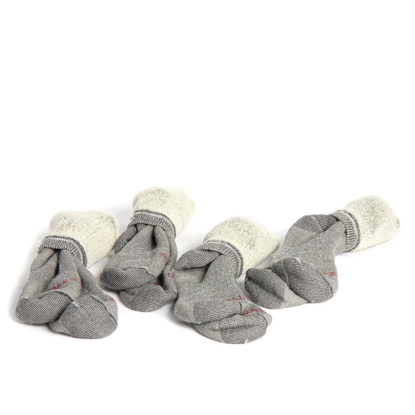 Ballston Lightweight 81% Merino Wool Crew Hiking Socks - 4 Pairs for Men and Women(Lunar Gray, S (Fits Women's Shoe 4-6, Youth 1-4))