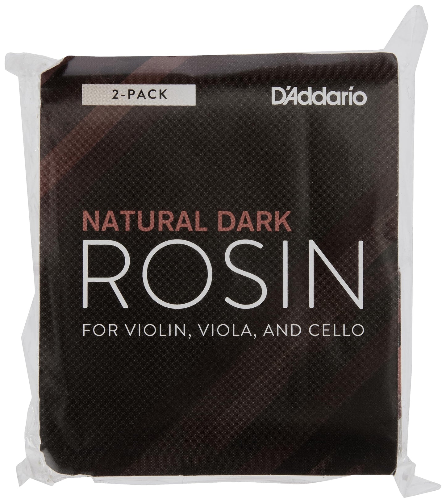 DAddario Violin Rosin - Cello Rosin - Natural Rosin Violin, Dark, Two Pack