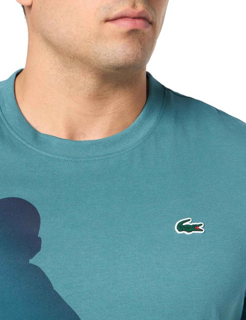 Lacoste Men's Sport Tennis x Novak Djokovic T-Shirt and Cap Set, Hydro, XX-Large