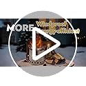 CANWAY Camping Stove, Portable Stainless Steel Wood Burning Survival Stove with Nylon Carry Bag for Outdoor Backpacking Hi...