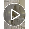 Bed Canopy with Star Lights, Double Layer Canopy for Bed, Princess Play Tent for Girls Room, Breathable Canopy Bed Curtain...