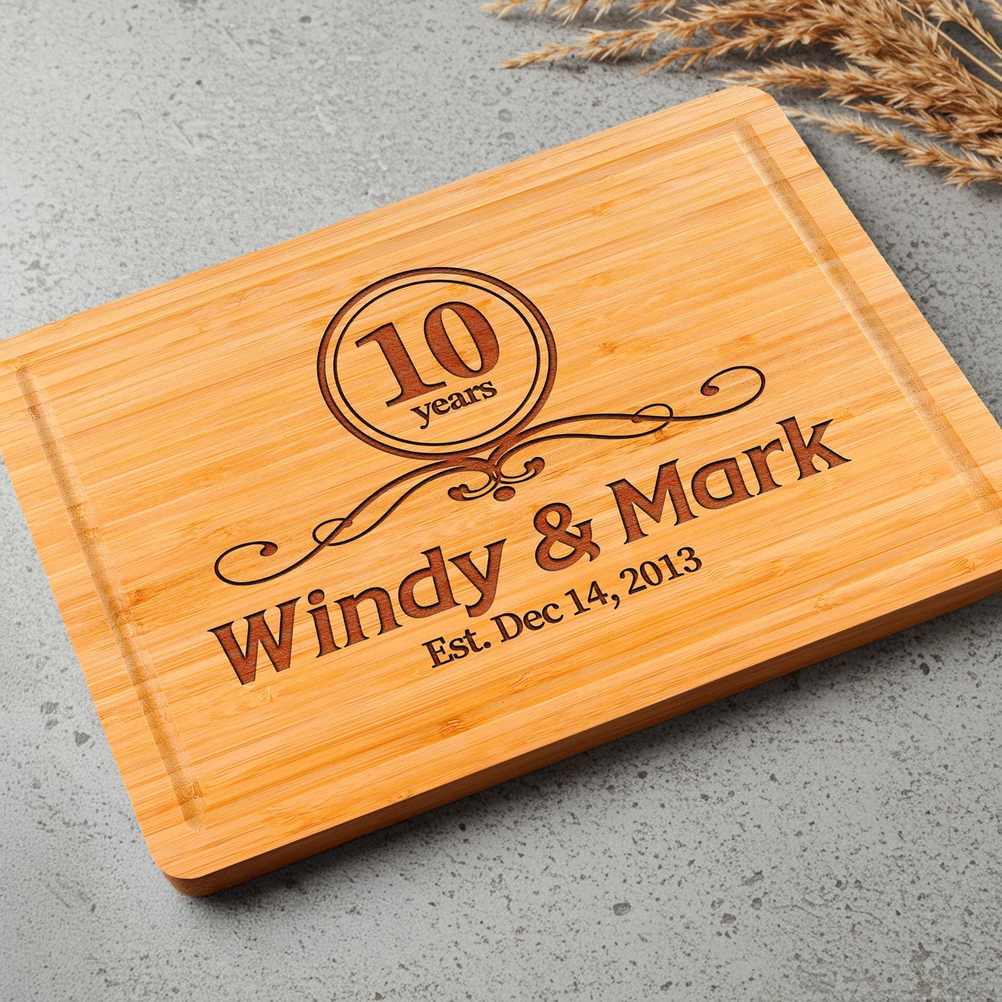 Wedding Gift for Couple 2025, Personalized Cutting Board, Gifts for Couples, Anniversary, Christmas, Registry, Housewarming, Engagement Birthday Gift For Husband, Men, Women, Wife