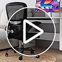 TRALT Office Chair - Ergonomic Desk Chair with Adjustable Lumbar Support, Mesh Computer Chair, Executive Chairs for Home O...