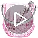 HOLIDYOYO Ice Bucket with Tongs,Plastic Ice Cube Container Beer Wine Chiller with Handle Beverage Tub Wine Bucket for Part...