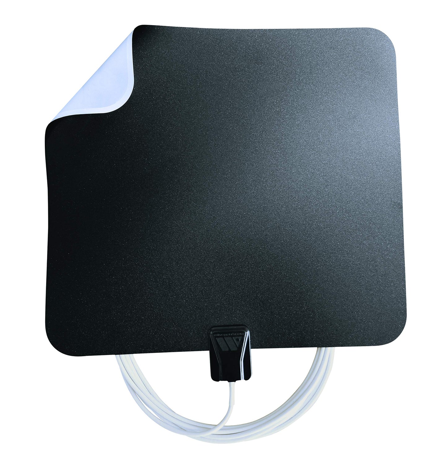 Winegard FL5500A FlatWave Amped Digital HD Indoor Amplified TV Antenna (4K Ready / ATSC 3.0 Ready / High-VHF / UHF) 60 Mile Long Range Black/White 6 Feet-New