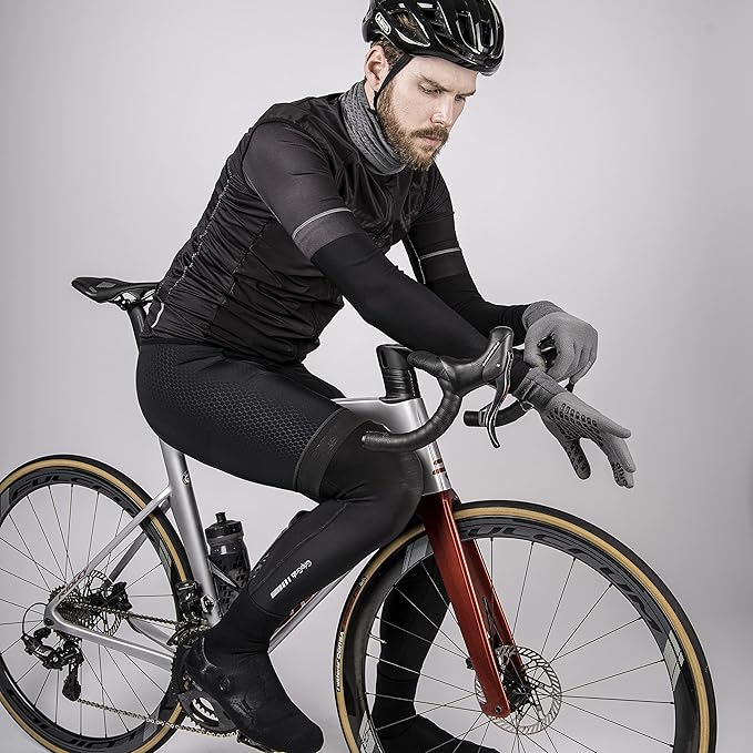 GripGrab Primavera 2 Merino Wool Spring Autumn Cycling Gloves Knitted Touchscreen Full Finger Anti Slip Bicycle Liners