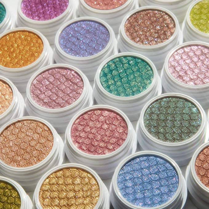 ColourPop Super Shock Shadow - High-Pigment, Crème-Powder Eye Makeup - Single Glitter Eyeshadow with Minimal Fallout and Unique Bouncy Texture - Tankini (0.074 oz)