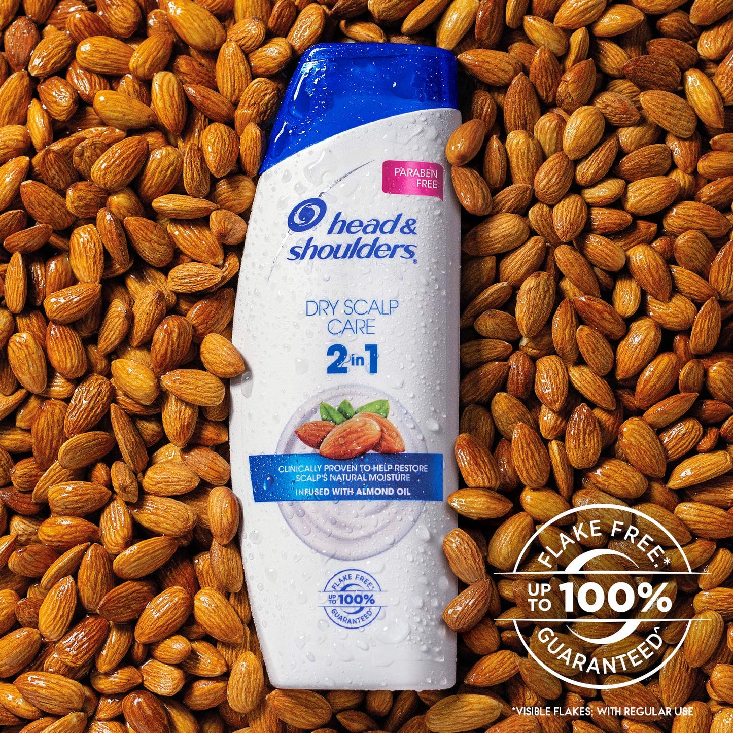 Head and Shoulders Dry Scalp Care Anti-Dandruff 2 in 1 Shampoo & Conditioner, 32.1 fl oz, Pack of 4, (Packaging May Vary)