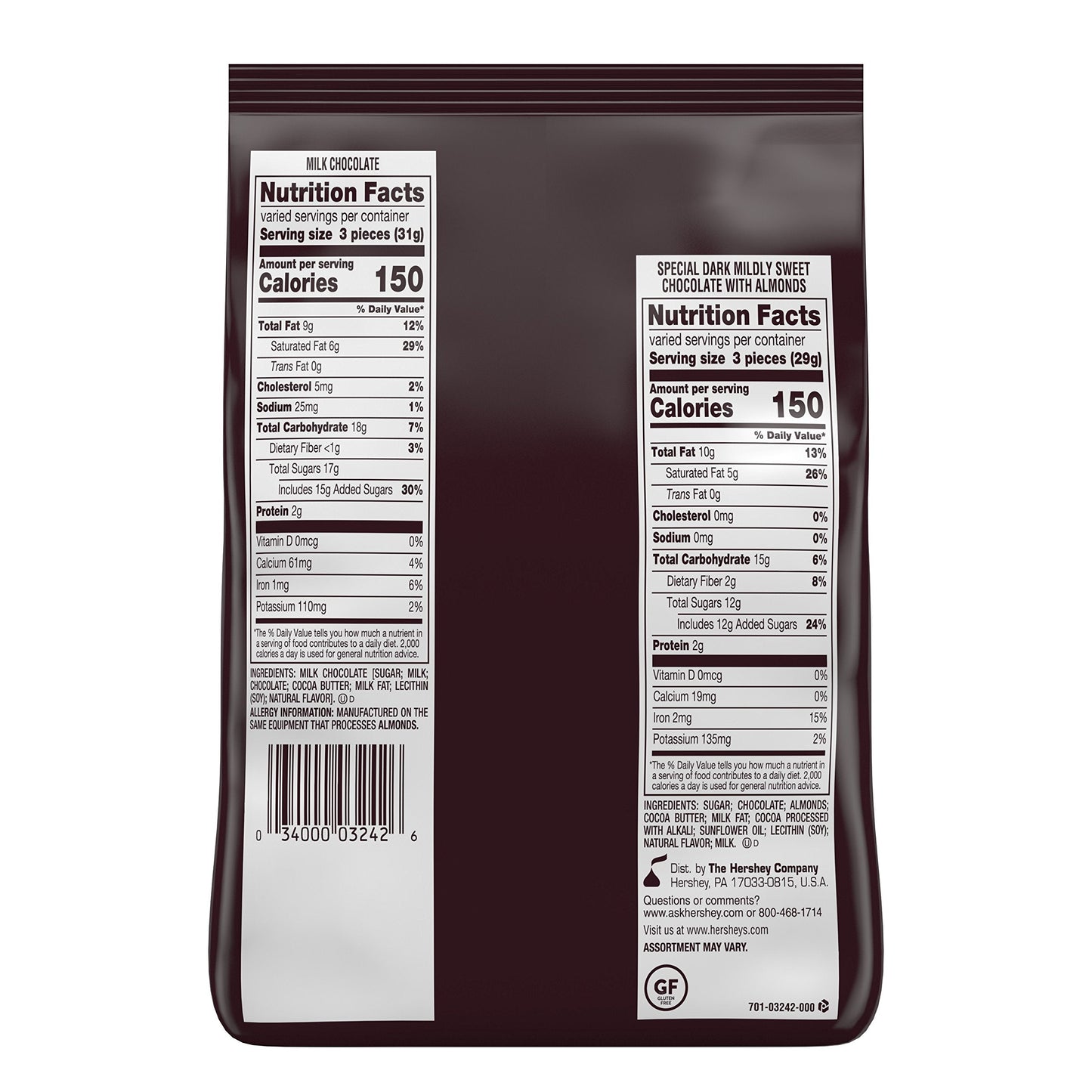 Hershey's Nuggets Chocolate Candy Assortment, 33.9 Ounce Bulk Candy