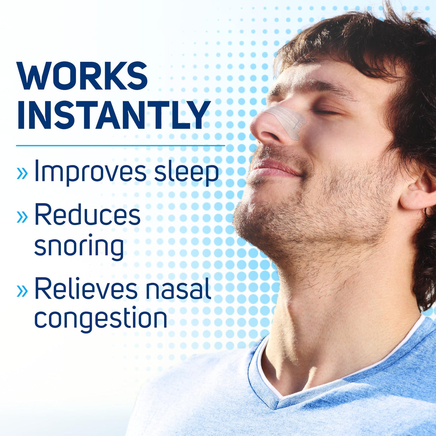 Clear Passage Nasal Strips Large, Clear, 50 ct | Works Instantly to Improve Sleep, Reduce Snoring, Relieve Nasal Congestion Due to Colds & Allergies