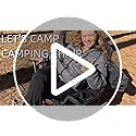 LET'S CAMP Oversized Folding Camping Chair Portable Outdoor Heavy Duty Padded Chairs Lawn Chair with Cup Holder, Storage P...