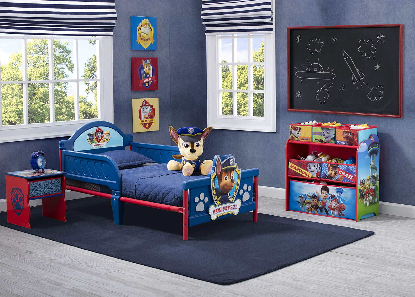 Delta Children 3D-Footboard Toddler Bed, Nick Jr. PAW Patrol