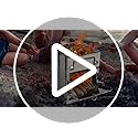 REDCAMP Wood Burning Folding Camp Stove Stainless Steel Grid, Portable Collapsible Backpacking Stove Survival Rocket Stove...