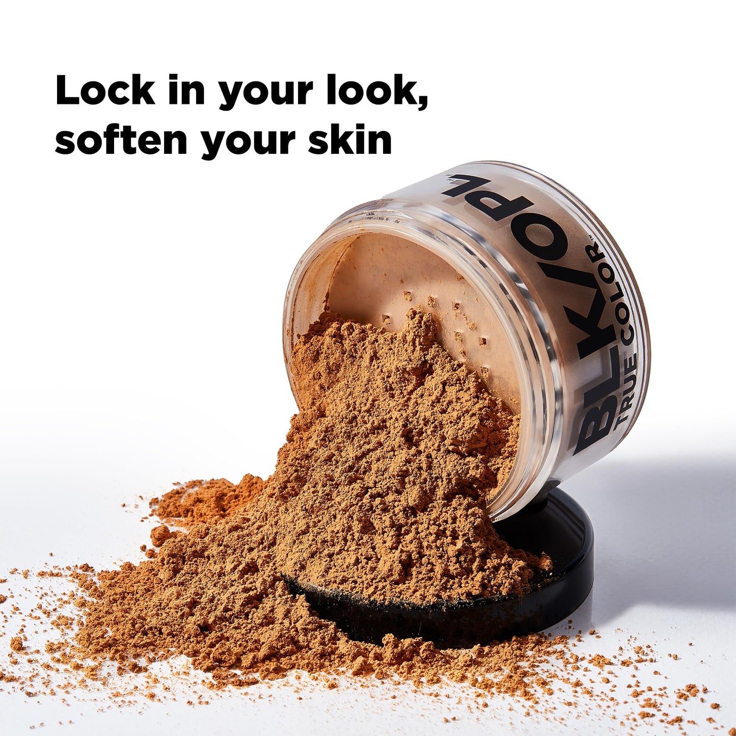 BLK/OPL TRUE COLOR Soft Velvet Finishing Powder, Dark - hypoallergenic, paraben-free, and cruelty-free