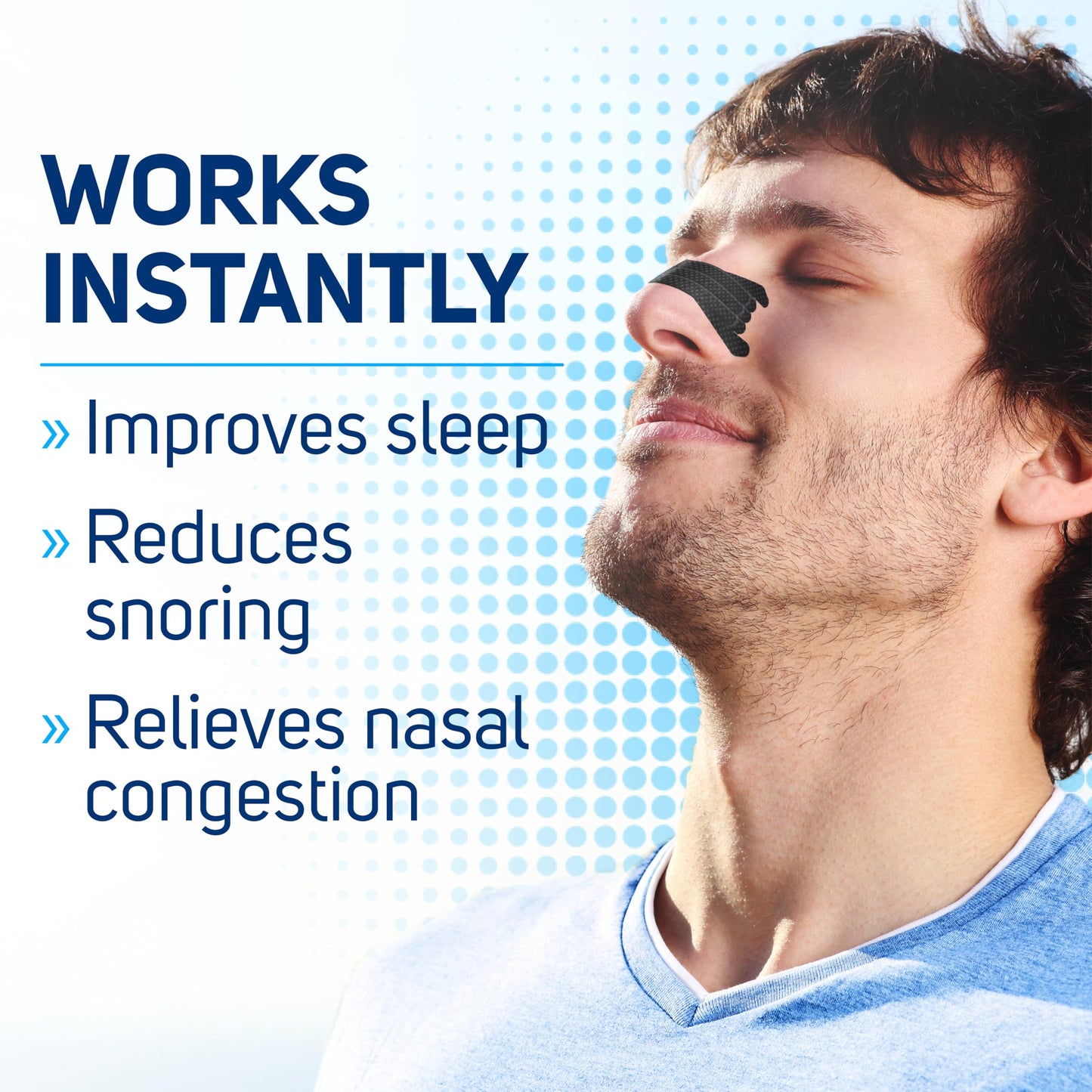 Clear Passage Extra Strength Nasal Strips 50 Ct, Nasal Dilators for Men & Women, Anti Snoring, Instant Congestion Relief for Cold & Allergy, Improves Sleep, Better Performance, for Day & Night, Black