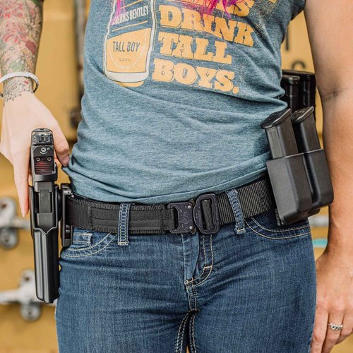 Glock 19 Signature OWB (Right Hand) Holster + Double Single OWB Magazine Carrier with Tek-Lok Belt Attachment - by Blade-Tech Holsters