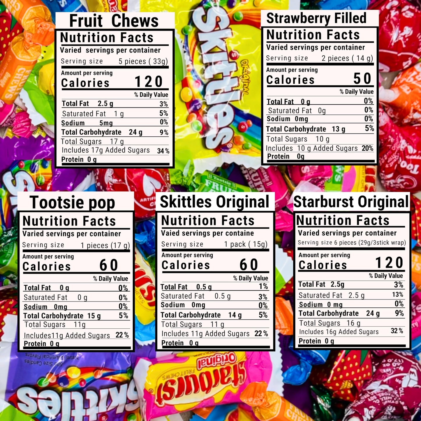 Assortit American Classic Candy Variety Pack – 1.5 Lb Bag of Individually Wrapped Favorites for Parties, Piñatas & Treats – Family Size Assorted Sweets (24 Oz)