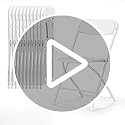 Winlice 10 PCS Plastic Folding Chair, Portable Commercial Chair, 450 LB Capacity Premium Plastic Folding Chairs, Folding C...