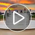 BREKX Aspen Heavy-Duty Oval Stainless Steel Drink Cooler for Parties - Metal Large Ice Bucket for Drinks, 25-Quart (30-Bot...