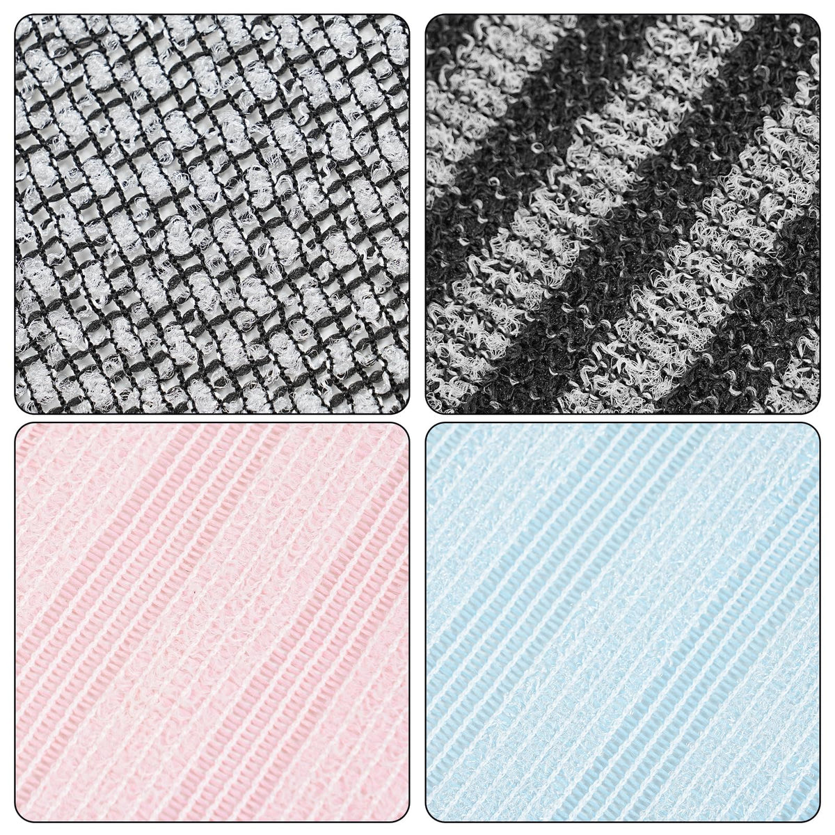 Coxotom Exfoliating Washcloth Shower Towel - 2 Pack Back and Body Scrubbers for Smooth Skin | Quick-Drying, Durable, and Gentle