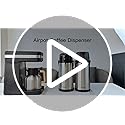 TOMAKEIT Airpot Coffee Dispenser Thermal with Pump,3L/102 Oz Insulated Stainless Steel Large Airpot Coffee Carafe Lever Ac...