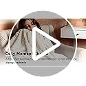 Bedsure GentleSoft Throw Blanket for Couch - Soft Cozy Cute Blankets for Women, Fuzzy Fleece Throw Gifts for Women Mom Tee...