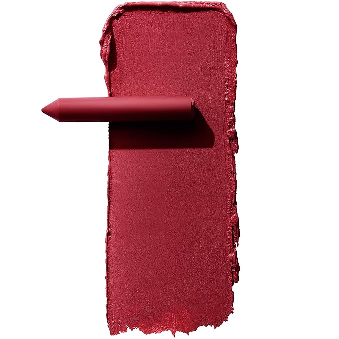 Maybelline Super Stay Ink Crayon Lipstick Makeup, Precision Tip Matte Lip Crayon with Built-in Sharpener, Longwear Up To 8Hrs, Own Your Empire, Blue Red, 1 Count