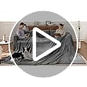 Bedsure GentleSoft Oversized King Big Blanket 120"x120" - Extra Large Soft Fleece Blankets for Bed, Sofa, Couch, Travel, C...