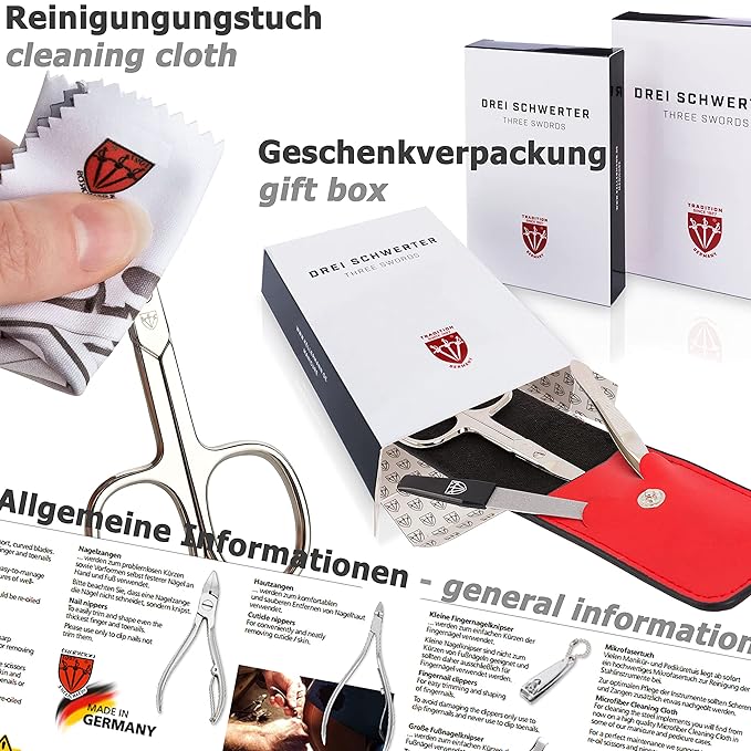 3 Swords Germany – manicure pedicure set kit (632)