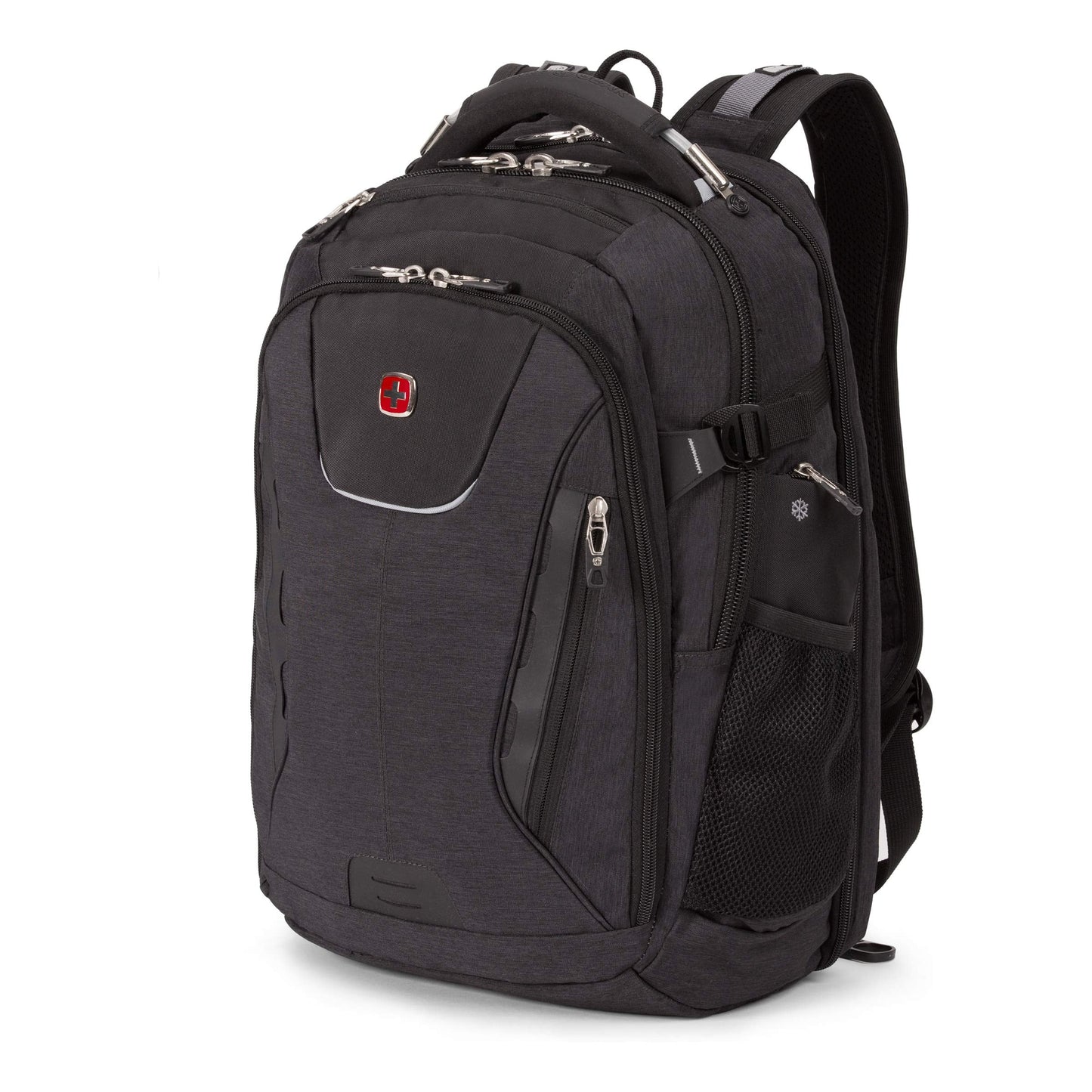 SwissGear 5358 ScanSmart Laptop Backpack Fits 16 Inch Laptop USB Charging Port Heather Grey-New