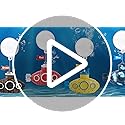 CousDUoBe 2.1 in Mini Floating Submarine Fish Tank Decoration Set,Cute Retro Submarine Set and Floating Diver,Aquarium Dec...