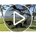HIBLE Carbon Fiber Folding Camping Chair, Ultra-Light Portable Camp Chair for Hiking, Beach, Fishing, Stable Backpacking C...