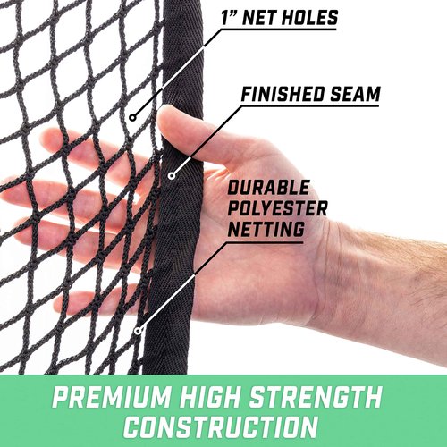 GoSports 15 ft x 10 ft Sports Netting - Hitting Net for Golf, Baseball, Hockey, Soccer, LAX and More