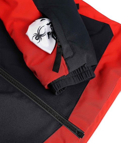 Spyder Boys' Leader Insulated Ski Jacket, Volcano