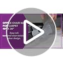 HON Office Chair Mat for Carpet, Computer Desk Chair Mat for Carpeted Floors, Easy Glide in Office or Home with Extended L...
