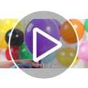Meanplan 100 Pcs Link Balloon Quick Linking Latex Connected Balloons Linkable for New Year's Party Valentine's Day Carniva...