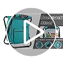 Kikerike Backpack Stool Cooler Chair Heavy Duty 300 LBS Max Load Portable Lightweight Stool Backpack Folding Fishing Coole...