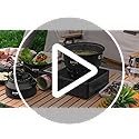 Himalaya Camping Stove, Cookware Portable Butane Stove Burner Gas Camp Stove Magnetic Canister 5200W Adjustable Burners Pi...