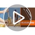 Stainless Steel Stir Spoon Muddler for Cocktails Set - Muddler Old Fashioned Cocktail Kit Ice Crusher Bar Spoon Cocktail M...